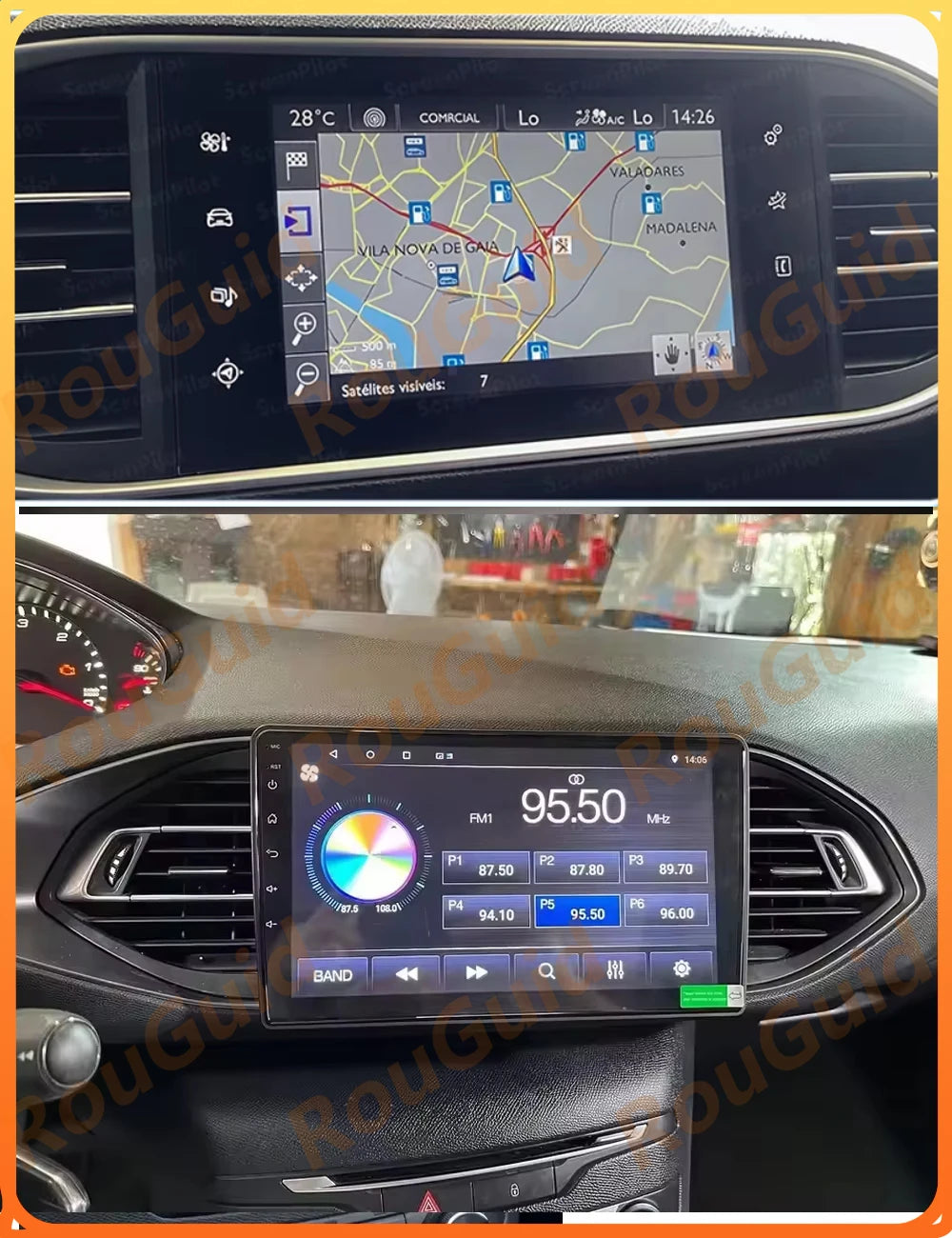 Android Car Radio For Peugeot 308 T9 308S 2013 2014 2015 2016 2017 Auto Carplay Video Mult | AUTOKITSHOP