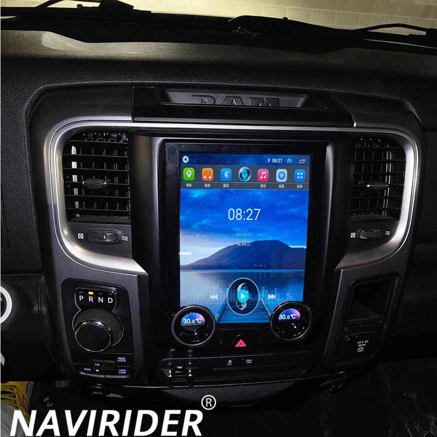 9.7 Inch Car Radio For Dodge Ram 2013-2015 GPS Stereo Navigation Multimedia Video Player A | AUTOKITSHOP