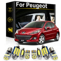 LED Interior Light Kit for Peugeot 207 307 308 208 206 106 107 108 - Canbus Error-Free Bulbs | AUTOKITSHOP