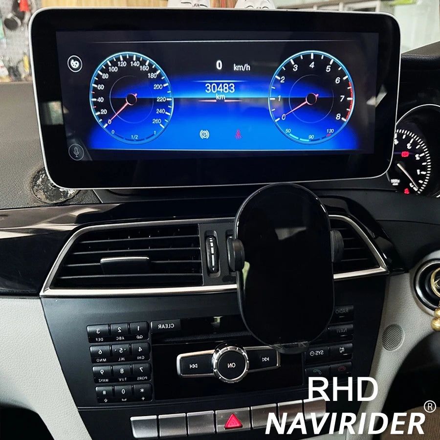 Carplay Screen Stereo Navi Car Radio For Mercedes Benz C Class W204 2011-2014 CarPlay BT A