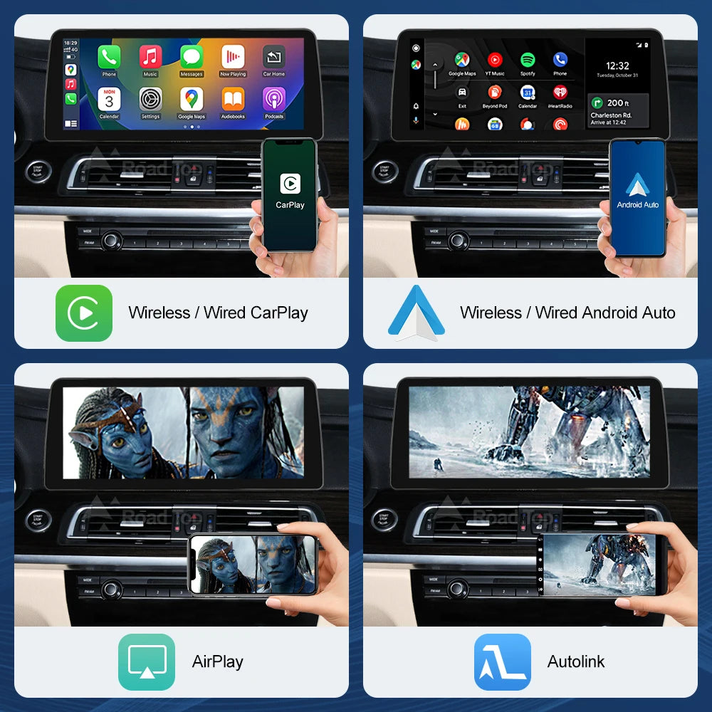 1920x720 Multimedia Display For BMW 7 Series F01 CIC NBT Touch Screen Wireless Carplay And | AUTOKITSHOP