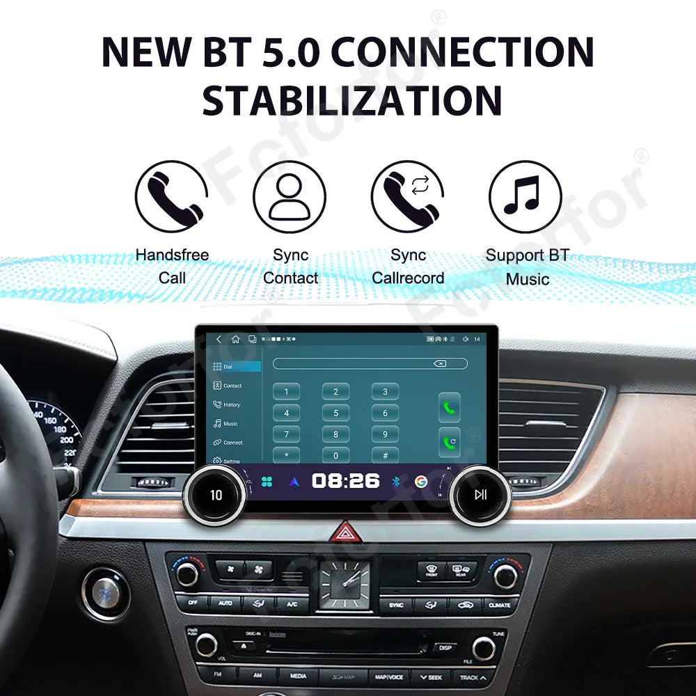 Ultra Clear Display Android 15 11.5 Inch Full HD Touch Wireless CarPlay Auto GPS Stereo He