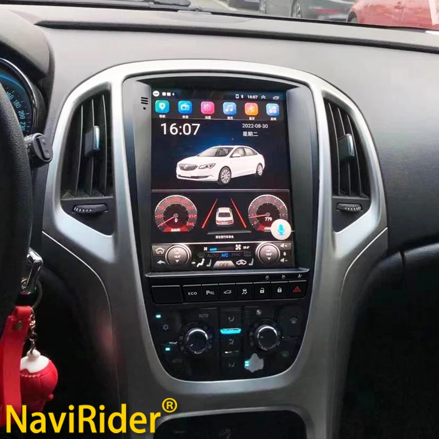 With ECO Button Android 15 Car Radio For Opel Cascada Astra J For Buick Excelle XT 2009-20