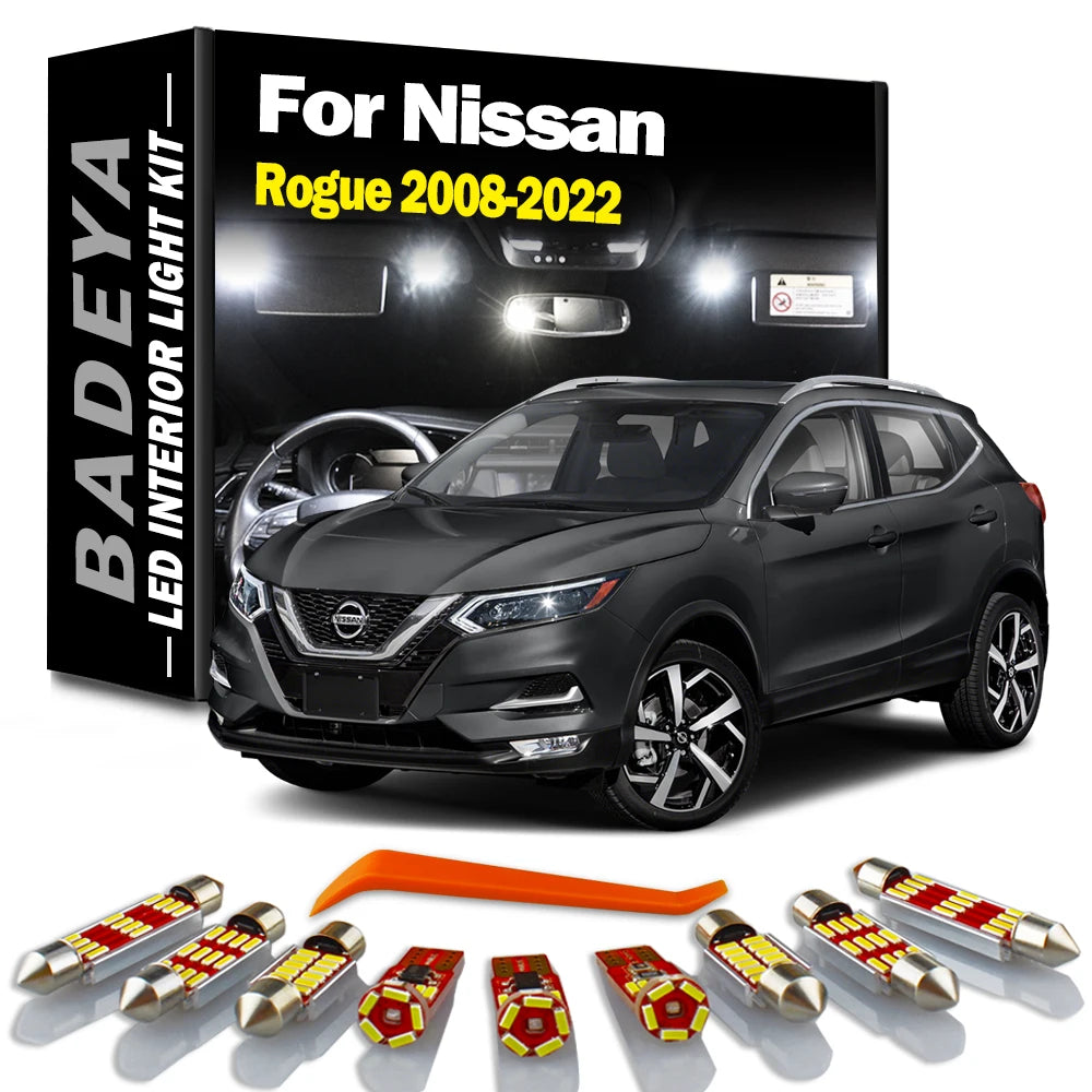 LED Interior Light Kit for Nissan 2008-2018 - Canbus Error-Free Interior Bulbs