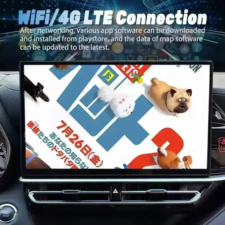 15.6Inch Android Car Radio for TOYOTA Highlander Crown Kluger 2022-2025 CarPlay Auto GPS N | AUTOKITSHOP