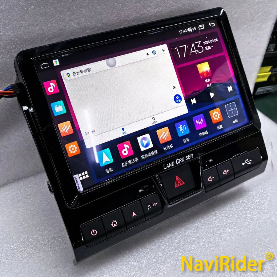 9inch Android15 Smart Screen For Toyota Land Cruiser 70 75 76 LC70 LC75 LC76 2007- 2025 Mu | AUTOKITSHOP