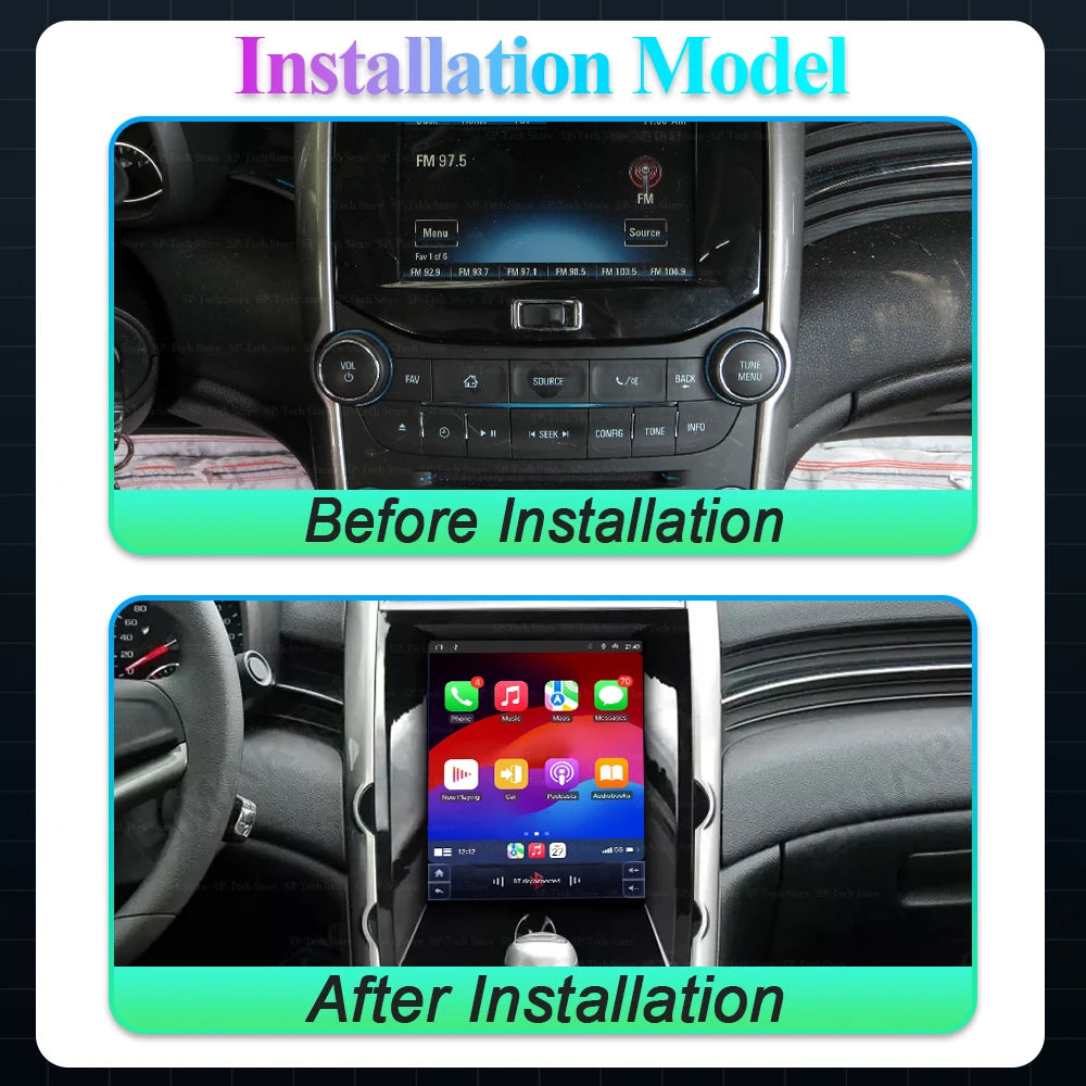 9.7" Car Radio For Chevrolet Malibu 8 2012 2013 2014 2015 Android 16 Multimedia Video Play | AUTOKITSHOP