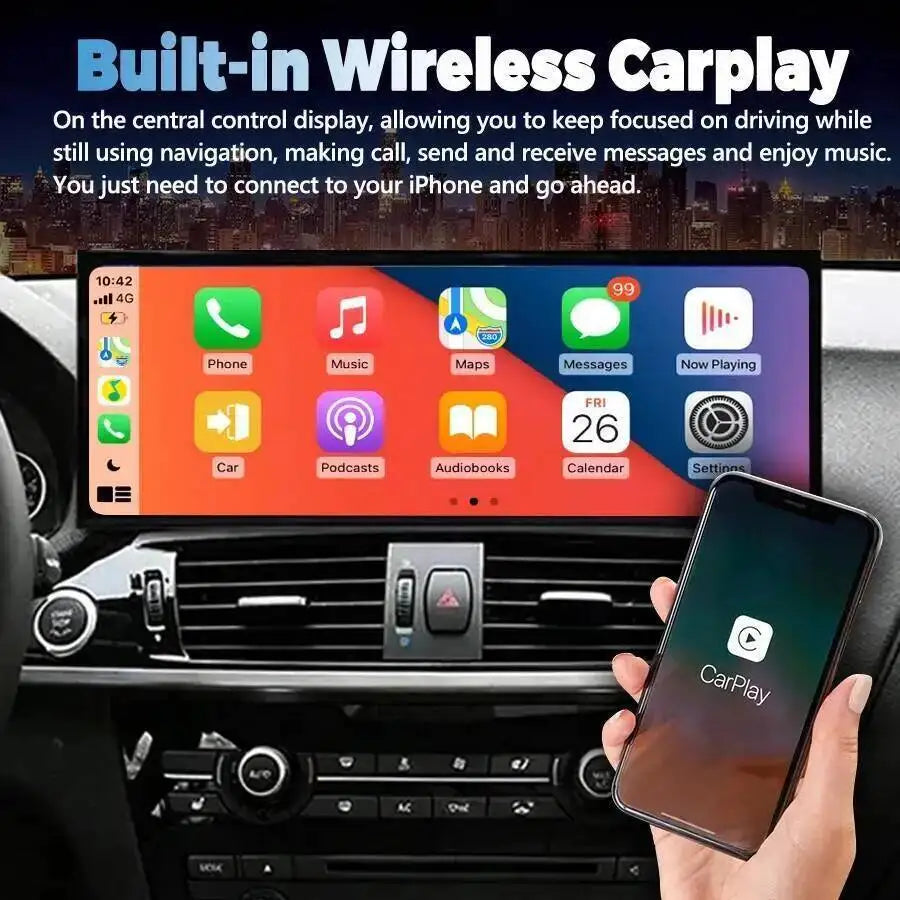 Car Radio Multimedia Video Player Wireless Carplay Android Auto Screen Navigation 15.8" Fo | AUTOKITSHOP