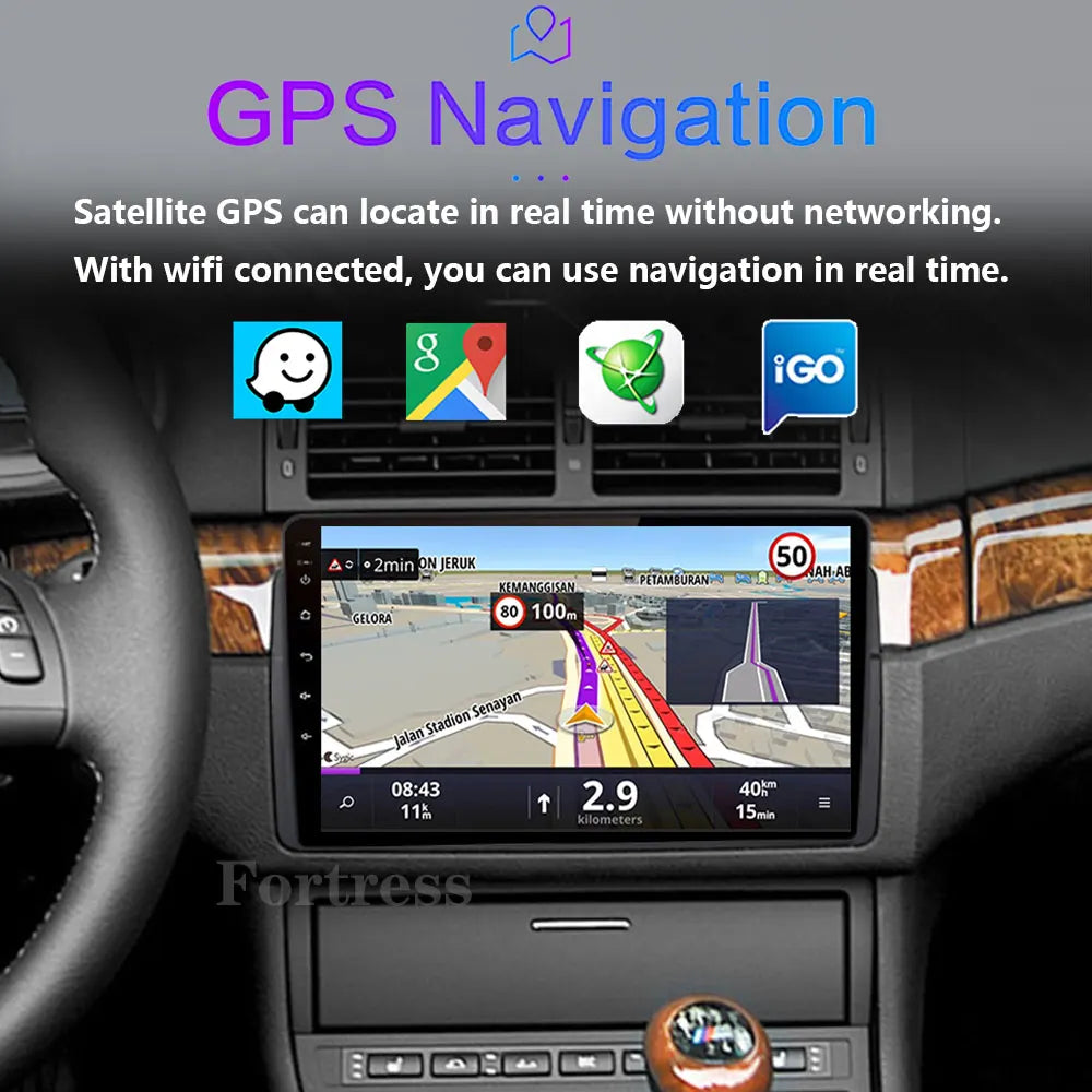 Android 16 Car Radio For BMW E46 M3 1998-2006 Carplay Auto Multimedia Video Player 2Din 4G