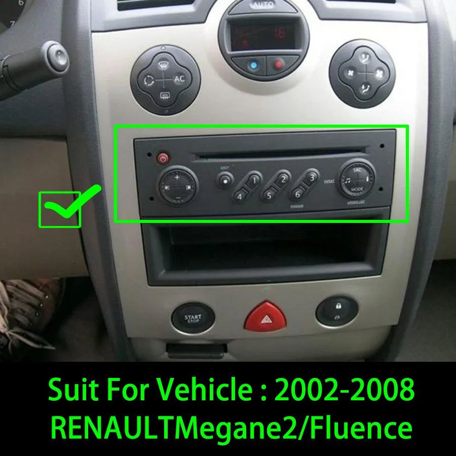 OEM Style Control Panel to Android Screen For RENAULT Megane 2 2002-2008 for RENAULT Fluen