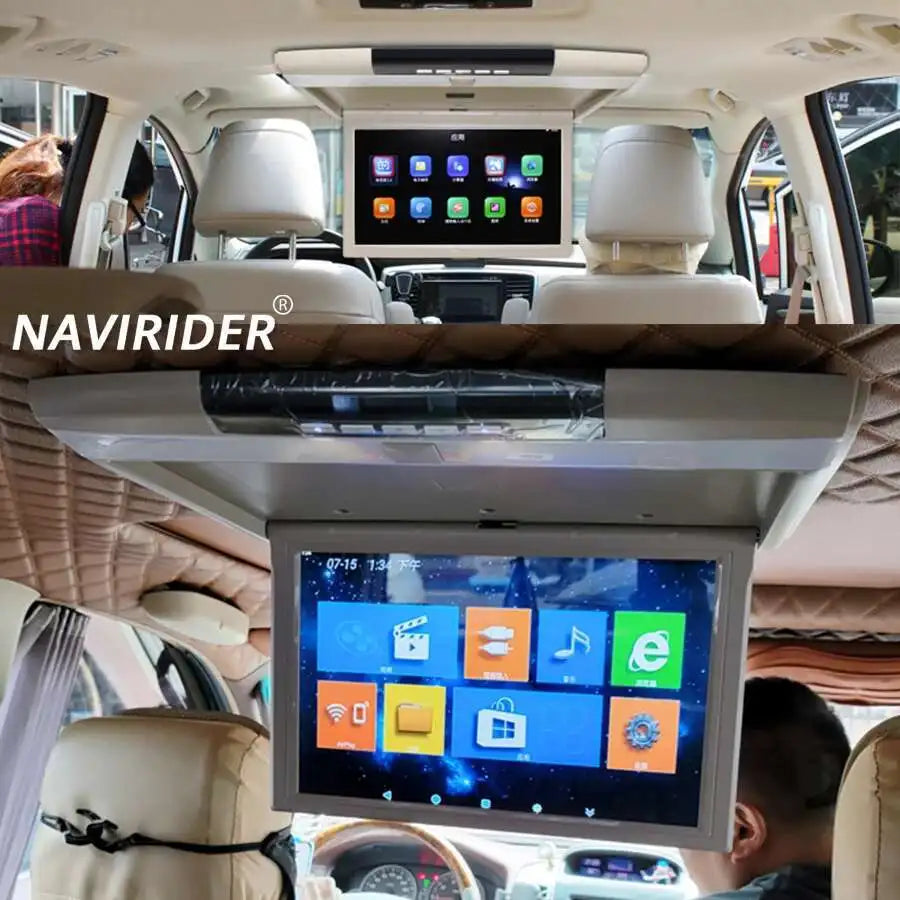 15.6 Inch/17.3 Inch Roof Ceiling Monitor Android Special Multimedia Video Player IPS Touch