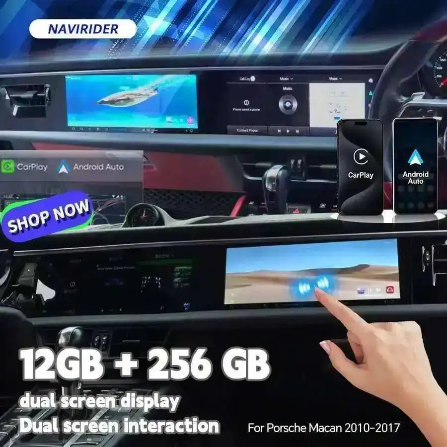 Multimedia Video Player Radio Head Unit Carplay For Porsche Macan 2011-2017 Dual Android S | AUTOKITSHOP