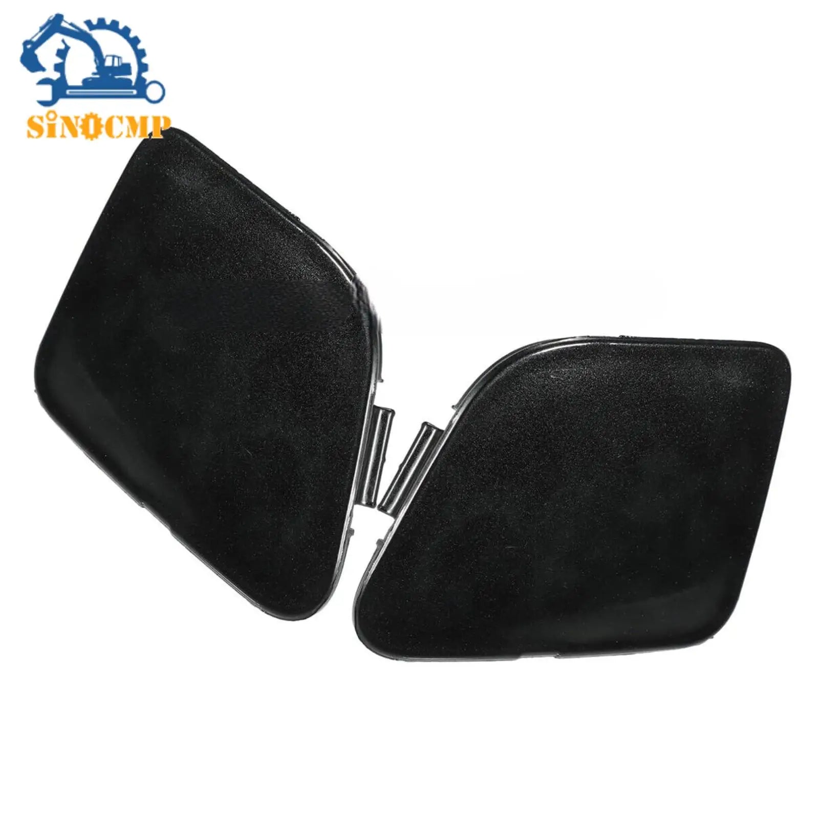 SINOCMP 52127-47060 52128-47040 Front Left&Right Towing Eye Bracket Hook Cover For Toyota