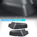 Car Rear Trunk Side Guards For Tesla Model Y 2022 2023 TPE Cover Fluff Surface Corner Protection - Automotive LED Light