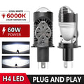 H4 LED Projector Lens Car Headlight Bulbs CANBUS Turbo Auto Bulb High Low Light Fog lamp b