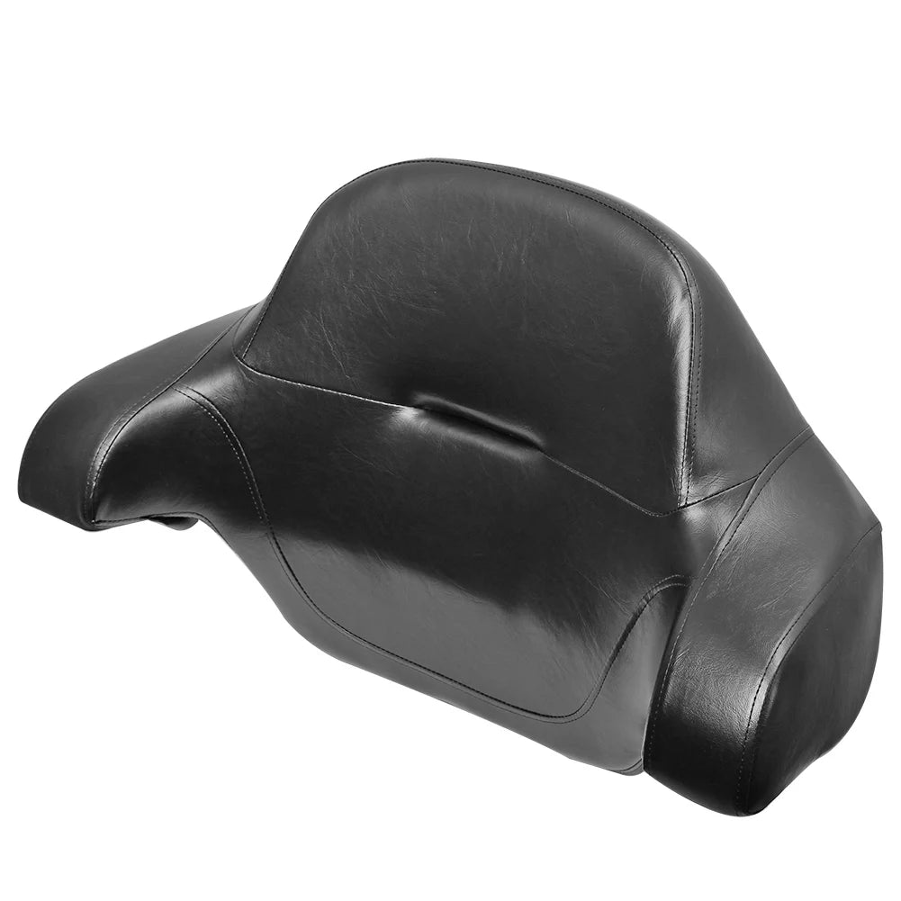 Motorcycle Black Tour Pack Trunk Backrest Pad For Harley Touring Electra Glide Road King 2014-20 - Automotive LED Light
