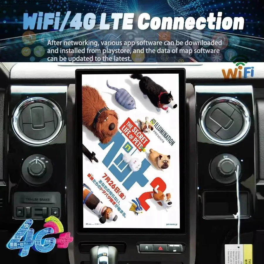 Android 15 Multimedia Video Car Radio 14inch Full Screen For Ford F150 F-150 Raptor 2009 - | AUTOKITSHOP