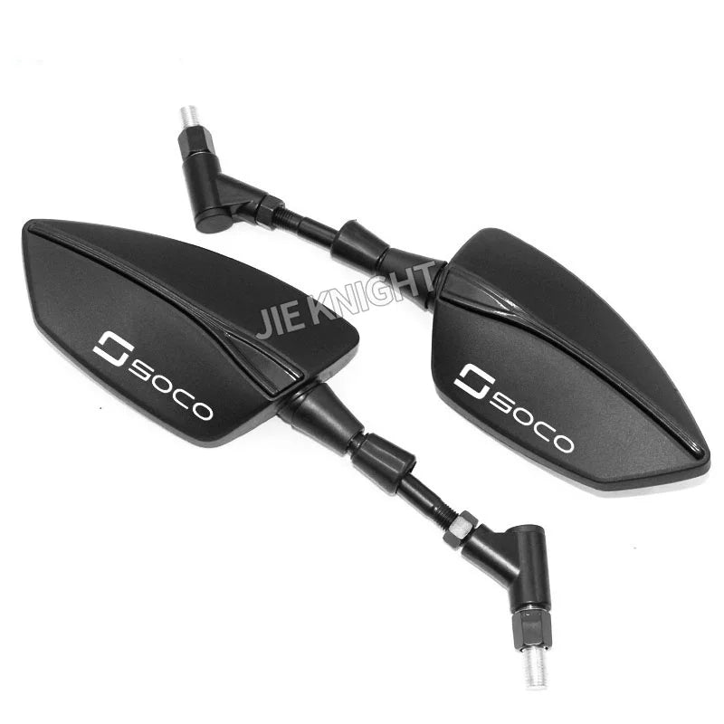 For Super Soco TC TCmax TS TSx High Quality Motorcycle Rearview Side Mirrors Universal 8MM 10MM  - Automotive LED Light