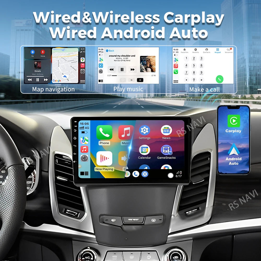 Plug and Play Android 16 For SsangYong Korando 3 Actyon 2 2013 - 2017 2K QLED Stereo Car R