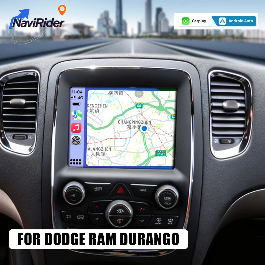 8.4inch Android 15 Car Radio Screen For Dodge Ram Durango Auto Multimedia Wireless Carplay