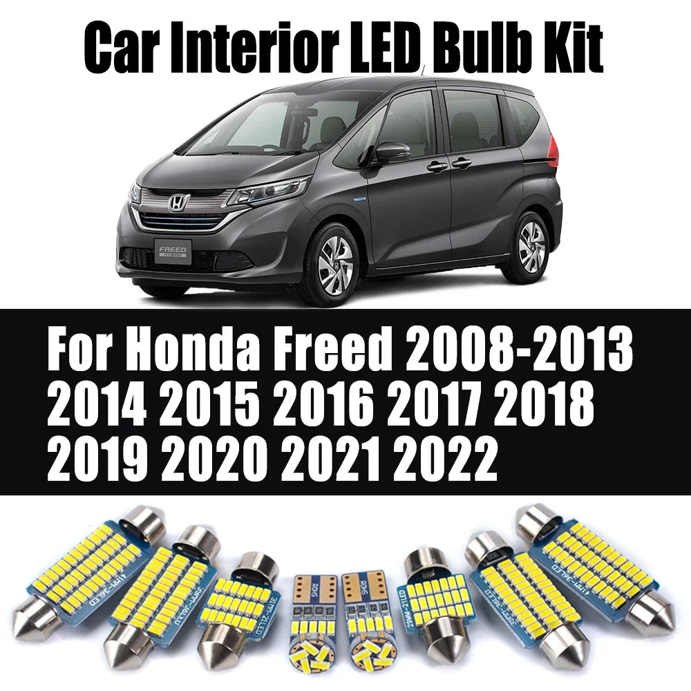 LED Interior Light Kit for Honda Freed 2008- 2016 - Canbus Dome Map Door Trunk Bulbs | AUTOKITSHOP