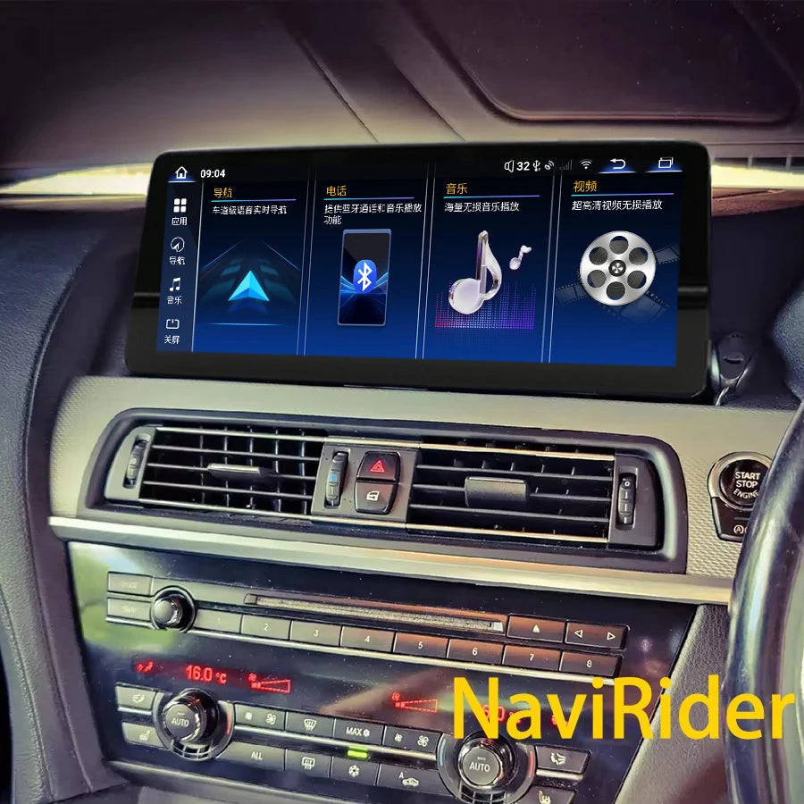 Car RadioAndroid 14 Wireless CarPlay For BMW 6 Series F06 F12 2010-2017 GPS Navigation Mul | AUTOKITSHOP