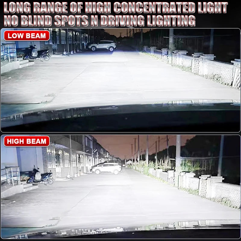Car Headlight H4 H7 LED H11 9005 9006 H1 HB3 9012 HIR2 Auto Bulbs 1300W 130000LM Light Lam
