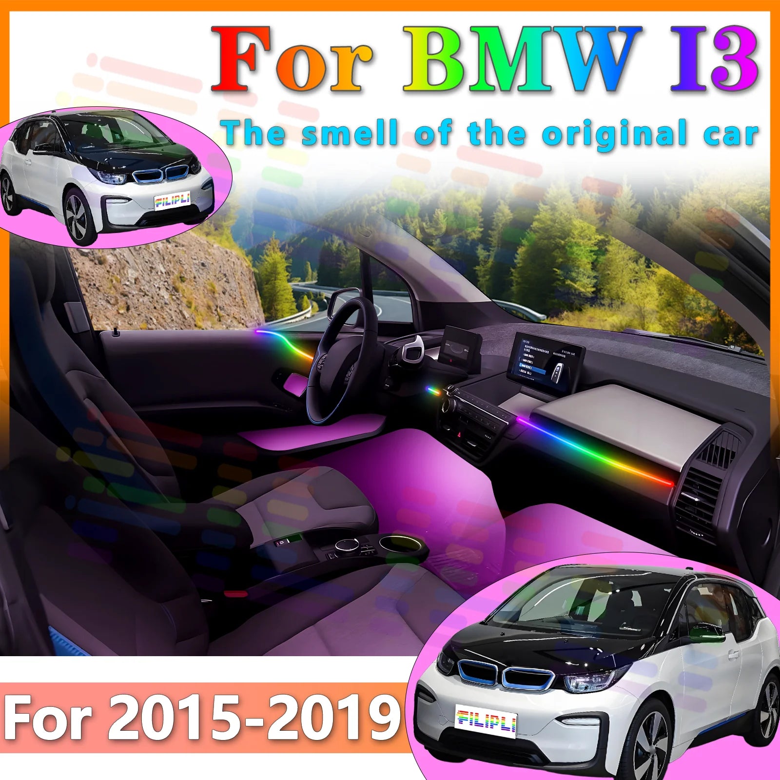 RGB - LED Strip - for BMW - Car Interior Lighting | AUTOKITSHOP
