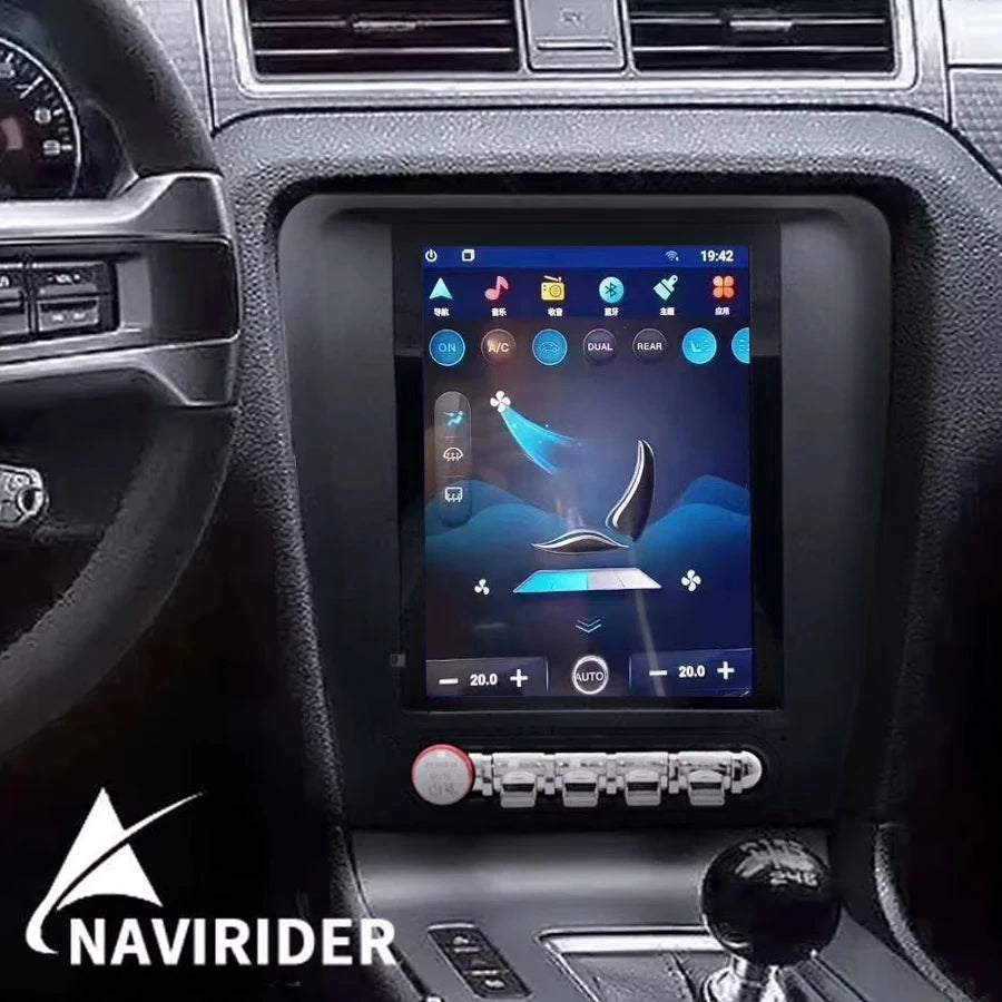 4G Carplay Android 14 Touch Screen For Ford Mustang 2011-2014 Navi GPS 9.7inch Car Multime
