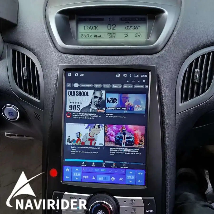 Android 14 Car Screen Head Unit For Hyundai Rohens Coupe Genesis Coupe 2009 - 2012 Multime