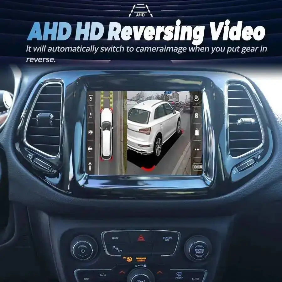 Car Radio Multimedia Player Wireless For Jeep Compass 2017-2019 Carplay Auto WIFI Navigati | AUTOKITSHOP