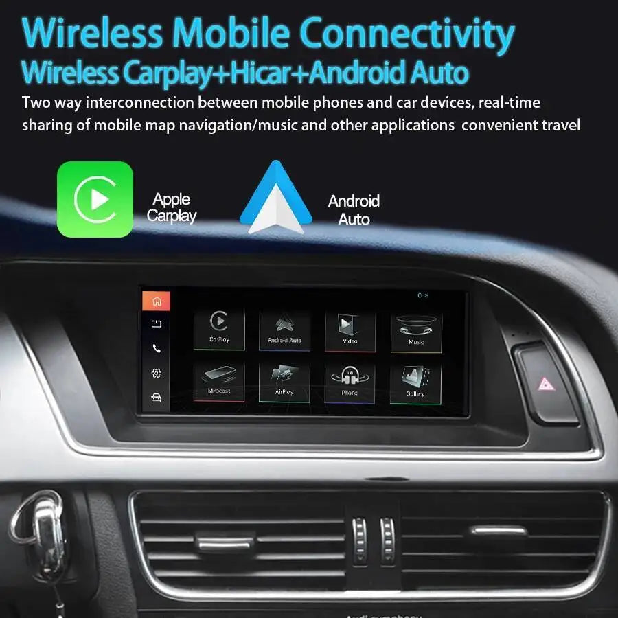8.8 Inch Linux Car Stereo Head Unit Low Configuration Carplay GPS Car Multimedia Video Pla