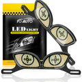 TOAUTO LED Light Motorcycle Signal Light 12V Tail Light 102PCS LED Chip Motorcycle Devil's