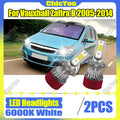 30000LM H7 LED Headlight 6000K White 150W Plug and Play For Vauxhall Zafira B 2005 2006 20