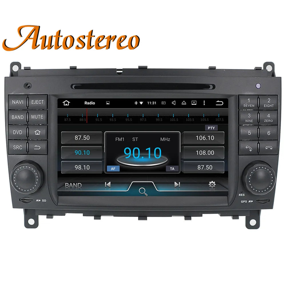 Carplay Android 13 Car Auto Stereo For Mercedes Benz CLK CLS W219 Multimedia Player Car GP