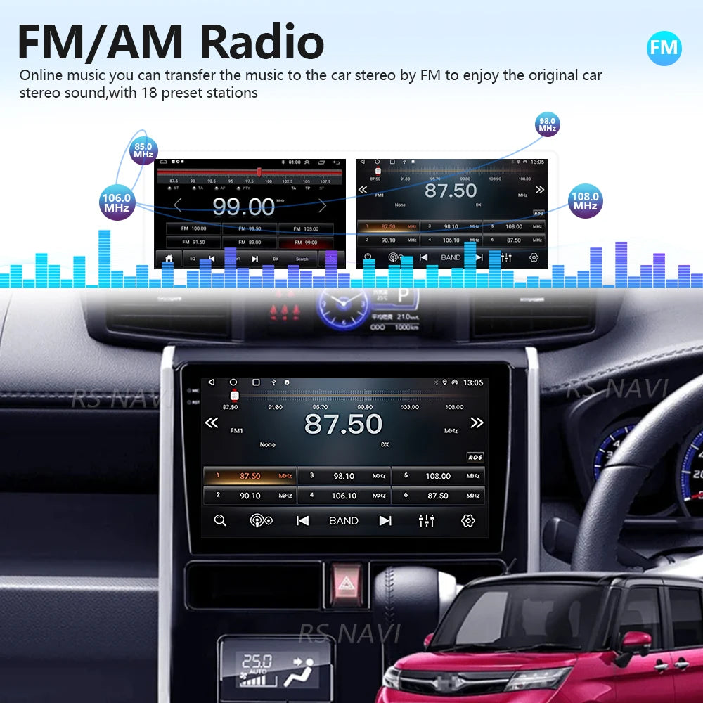Android 16 Carplay Auto Qualcomm 2K QLED Screen Car Radio Player For Toyota Roomy 1 2016 -