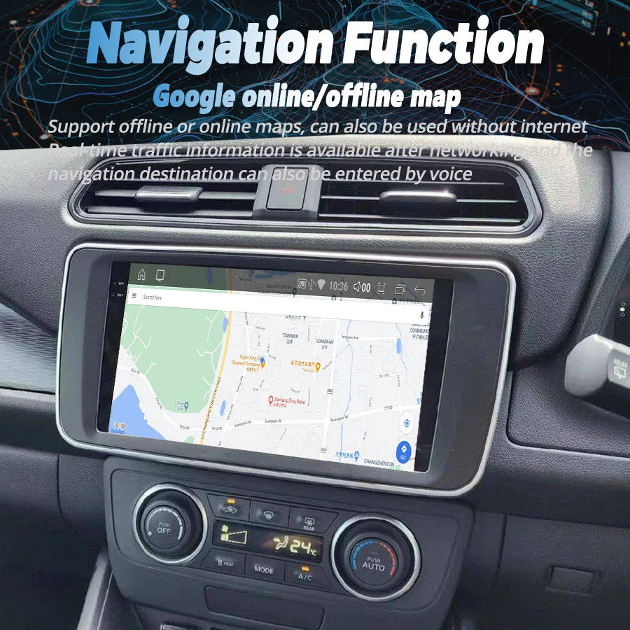 10" Android Screen For Nissan Leaf 2018 + Car Multimedia Video Player Auto Carplay GPS Aut