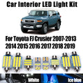 8-Piece LED Interior Light Kit for Toyota 2007-2014 - Canbus Error-Free Interior Bulbs