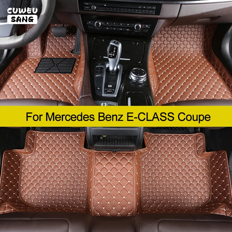 CUWEUSANG Custom Car Floor Mats For Mercedes Benz E-CLASS Coupe C207 C238 Convertible A207 | AUTOKITSHOP