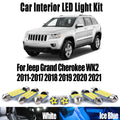 15-Piece LED Interior Light Kit for Jeep Grand Cherokee WK2 2011-2019 - Canbus Dome Map Door Trunk Bulbs | AUTOKITSHOP