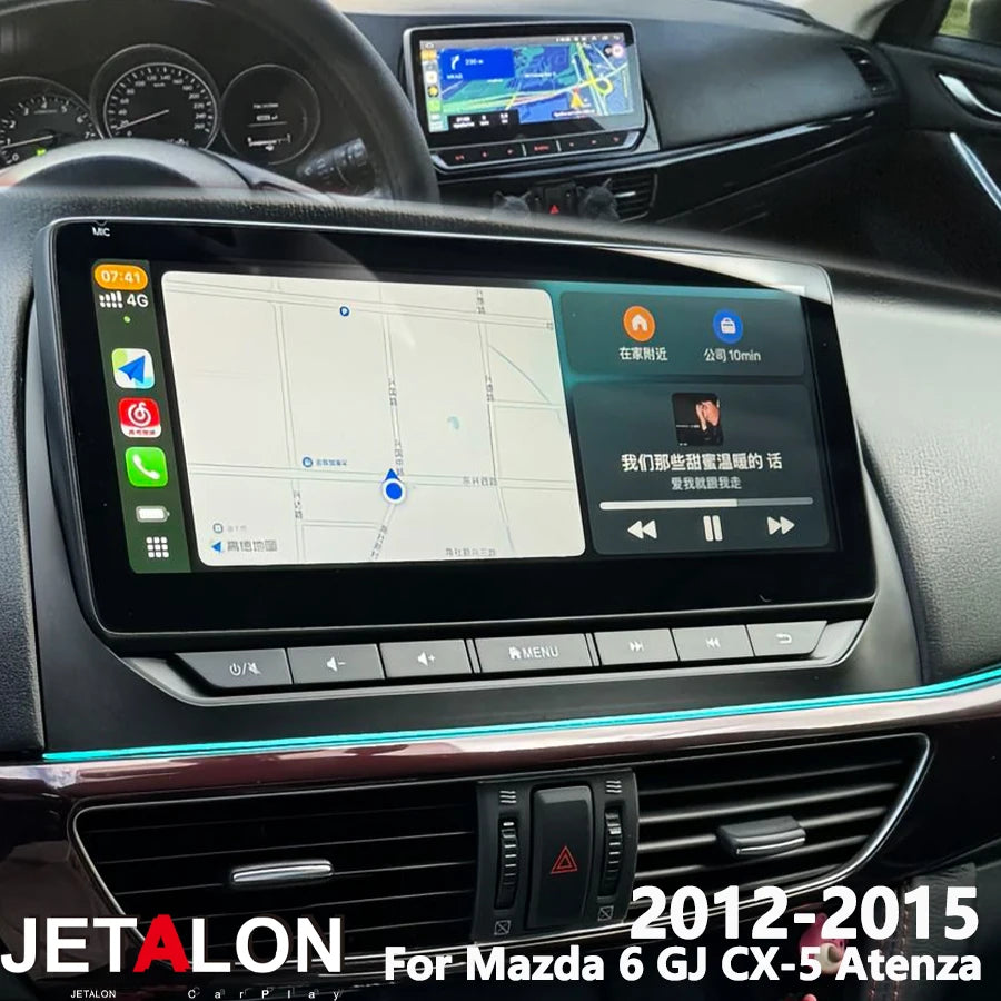 QLED Touch 10.25inch Screen For Mazda 6 GJ CX-5 CX5 Atenza 2012-2015 Auto Carplay GPS Car