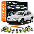 ZITWO 9Pcs Canbus No Error LED Interior Light Plate Trunk Lamp Kit For Jeep Comp for Jeep 2007-2010 - Canbus LED Car Lig