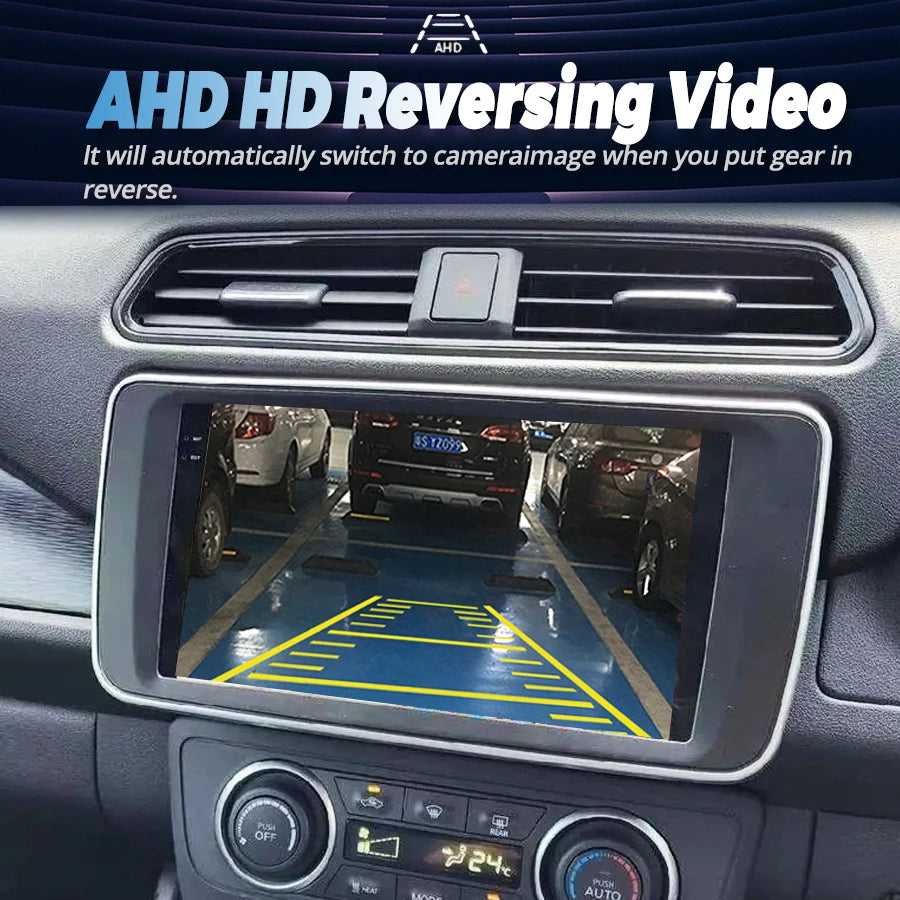 9" Android 14 Qled Screen Video Player Carplay For Nissan Leaf 2018-2024 Charging Mobile h