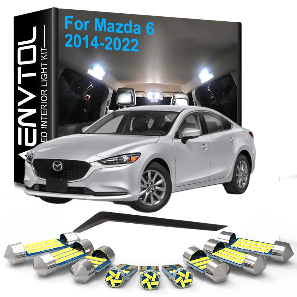 Car Interior LED Lights Canbus for Mazda 6 Mazda6 2014 2016 2017 2018 2019 2020 2021 2022