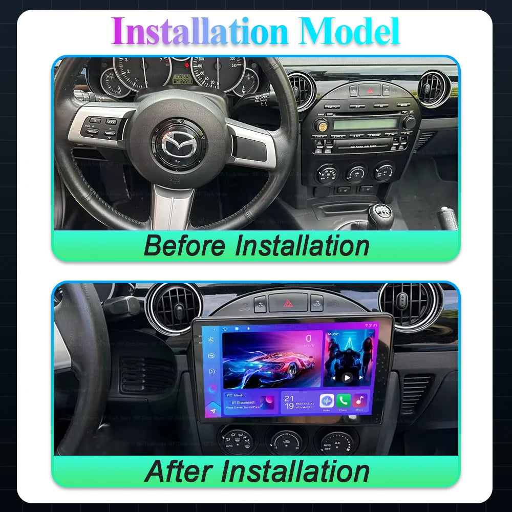 Car Radio For Mazda Mx-5 Mx5 Mx 5 Nc 2005-2015 Android 16 Auto Stereo Head Unit Multimedia | AUTOKITSHOP