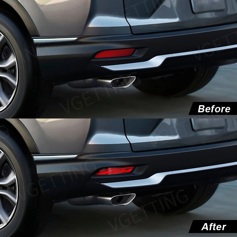 For Honda CRV CR-V 2020 2021 2022 LED Rear Bumper Reflector Light Dynamic Flowing Turn Sig | AUTOKITSHOP