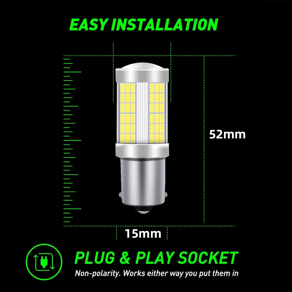 2-Piece LED Interior Light Kit for Fiat Panda Accessories - Canbus Error-Free Bulbs | AUTOKITSHOP