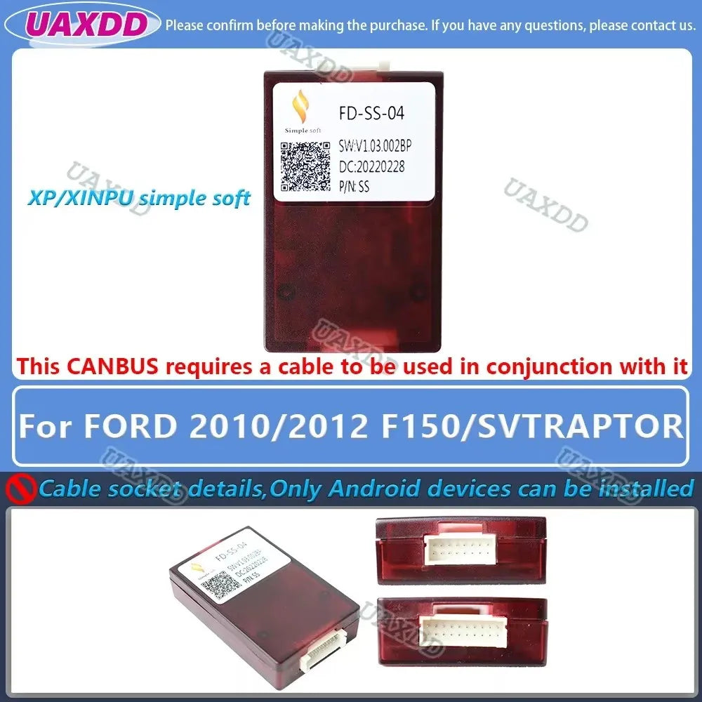 FOR FORD decoder canbus box Transit F150 Territory Mondeo Escort Ecosport Fiesta FOCUS Kug