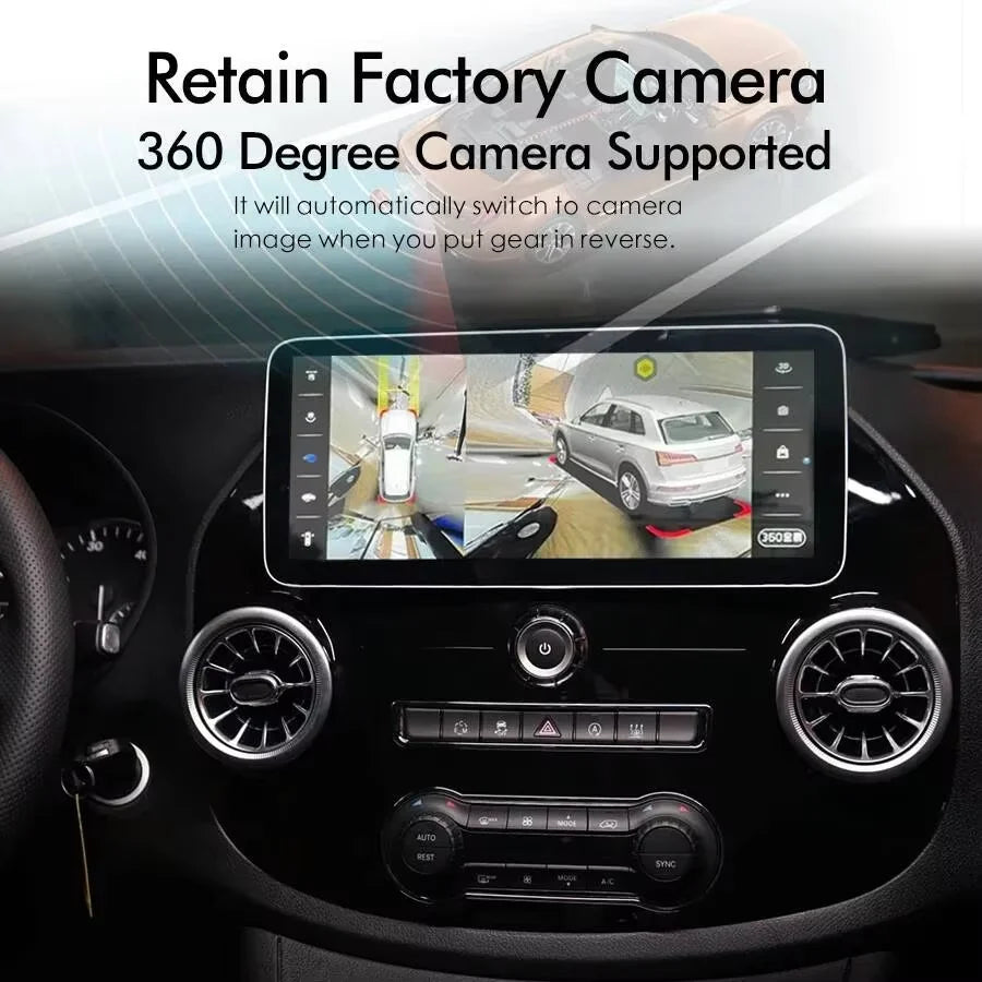 12.3inch Autoradio Head Unit For Mercedes Benz Vito 116 W447 2014-2022 Car Radio Android S | AUTOKITSHOP