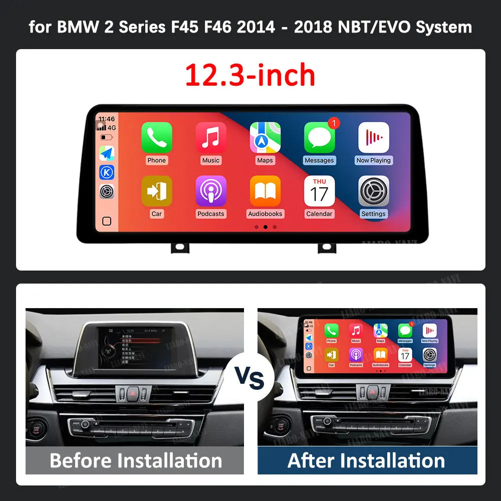 Car Radio Video Multimedia Player Android 16 for BMW 2 Series F45 F46 2014 - 2018 NBT EVO